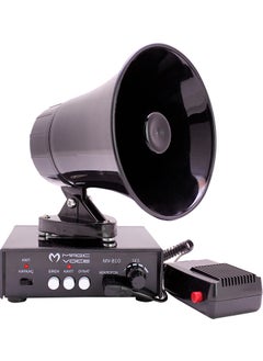 Angel Of Life Magic Voice MV-800 Recording Siren Mini Marketer Amplifier Set with Magnet (Ampl + Speaker + Microphone) 