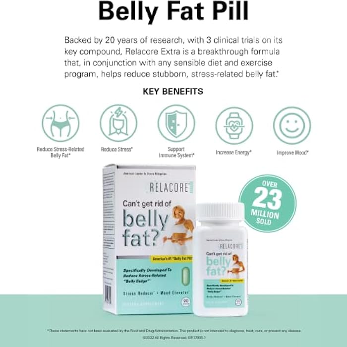 Relacore Extra Maximum Strength - Cortisol Supplements for Women - Reduce Cortisol Related Belly Fat - Stress Relief Supplement - Calm Mind - Improved Mood - 90 Count - Image 5