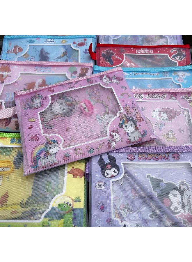 HJ Children's Gift Student Stationery Suit Gift Box School Supplies Pencil Case Pencil Practical Animal Stationery Gift Bag - Image 1