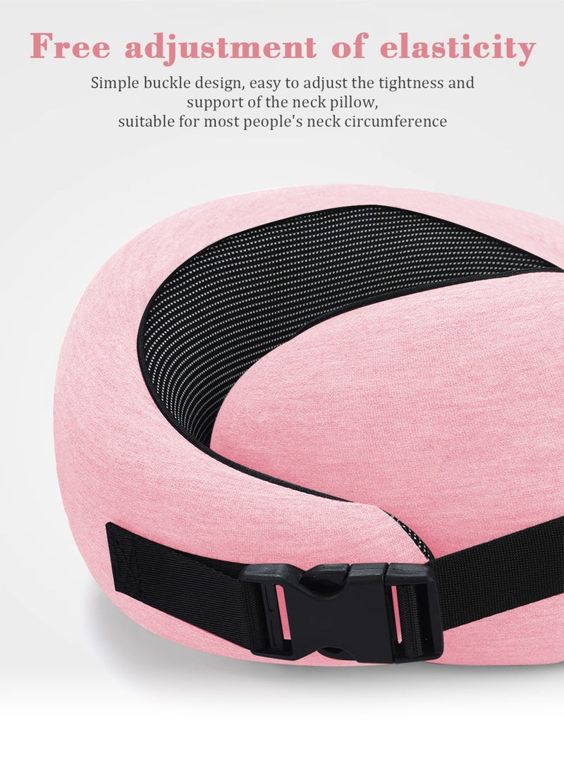 HomarKet Neck Travel Pillow  Memory Foam Neck Pillow for Comfort on Airplane Compact and Ergonomic Design for Travel, Car Rides, and Home Use Ideal for Adults and Kids - Image 3