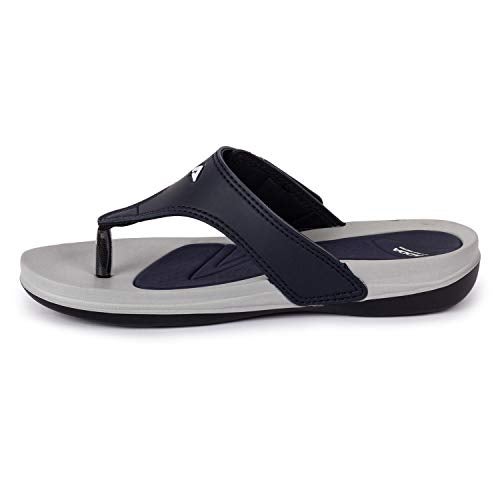 Adda Women's Grey & Navy Blue Gore-Tex Flip Flop Slipper - 5 UK - Image 4