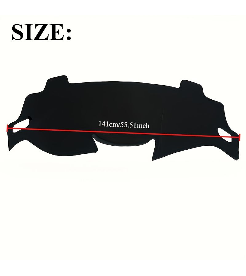 Black Dashboard Cover for Nissan Qashqai 2016 2017 2018 2019 2020 2021 2022 Left Hand Drive - Image 2
