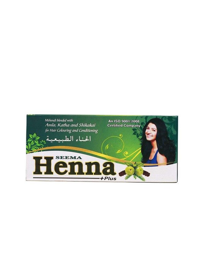 Seema خليط مسحوق الحناء مع الأملا والكاثا والشيبكاي 100 جرام (عبوة من 3) 300 جرام - Image 1