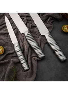 PARFAIT 6-Piece Kitchen Knife with Magnetic Block Set Silver and Black 20.5 x 12.5 x 34.1 cm HD01  - Image 4