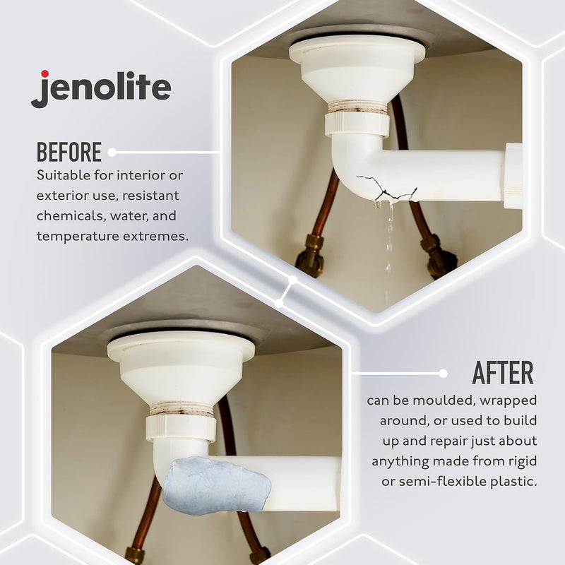 JENOLITE عصا إصلاح البلاستيك الإيبوكسي من جينوليت - 112 جرام - Image 5