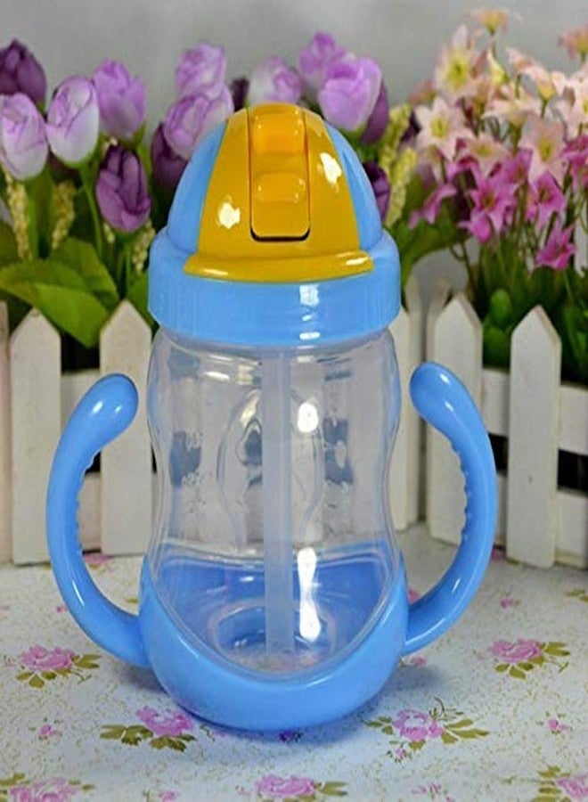 LAFILLETTE Present Beautiful Design and Attractive Color Kids Soft Straw Insulated Juice Sipper Training Cup with Handles - Image 3