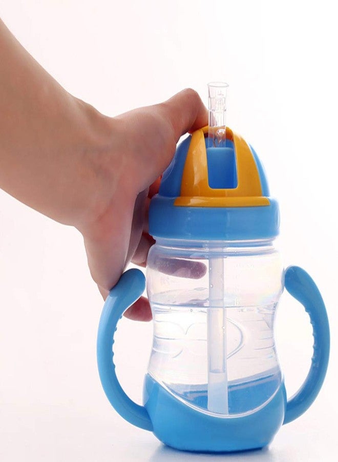 LAFILLETTE Present Beautiful Design and Attractive Color Kids Soft Straw Insulated Juice Sipper Training Cup with Handles - Image 2