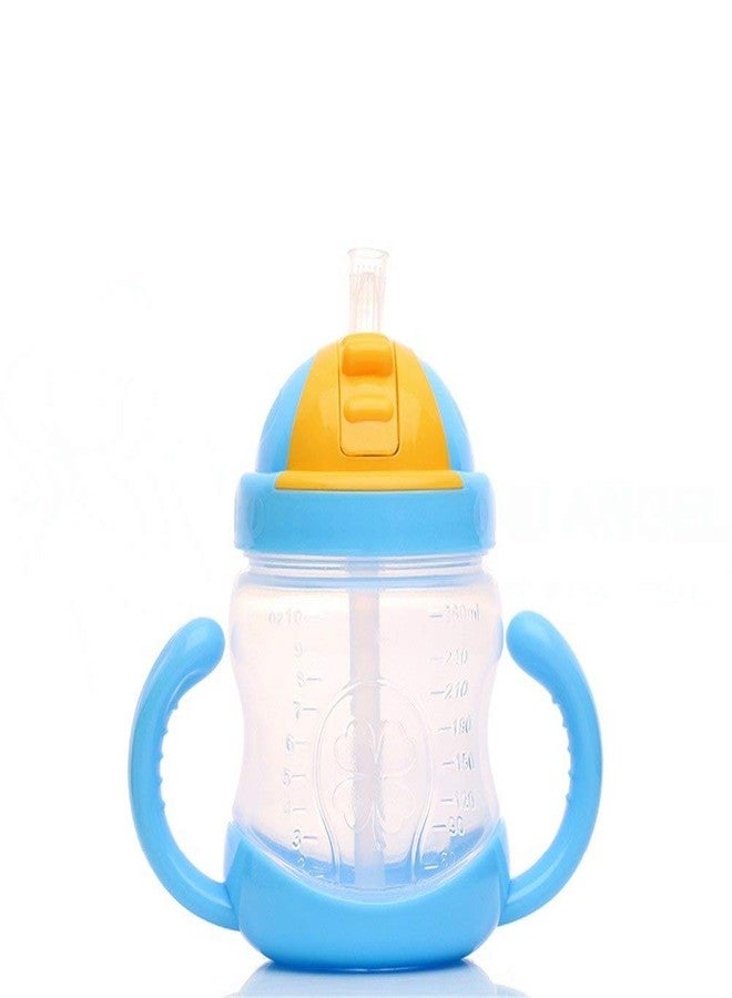 LAFILLETTE Present Beautiful Design and Attractive Color Kids Soft Straw Insulated Juice Sipper Training Cup with Handles - Image 1