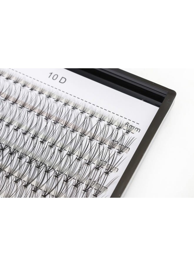 10D 20D 240pcs Cluster Eyelash Extensions 8-9-10-11-12mm Mixed/ 10-11-12-13-14mm Mixed/12-13-14-15-16mm Mixed Eyelash Clusters Lash Extension Individual Lashes for Self Application