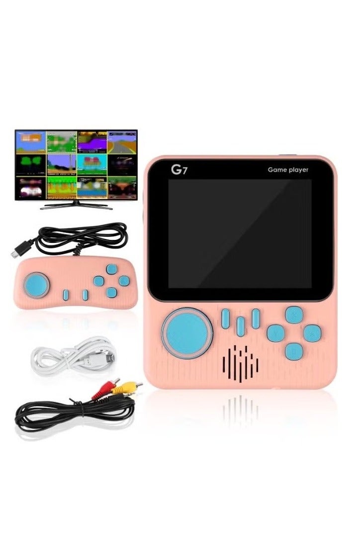 Portable Handheld Game Console with 666 Classic Retro Video Games, 3.5-Inch Screen, TV Connection, Two-Player Mode - Perfect Gift for Kids and Adults - Image 1
