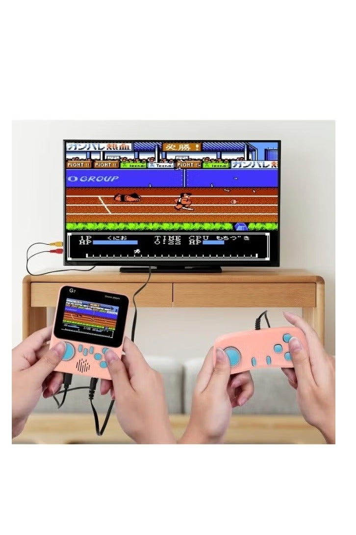 Portable Handheld Game Console with 666 Classic Retro Video Games, 3.5-Inch Screen, TV Connection, Two-Player Mode - Perfect Gift for Kids and Adults - Image 3