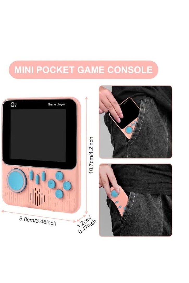 Portable Handheld Game Console with 666 Classic Retro Video Games, 3.5-Inch Screen, TV Connection, Two-Player Mode - Perfect Gift for Kids and Adults - Image 4
