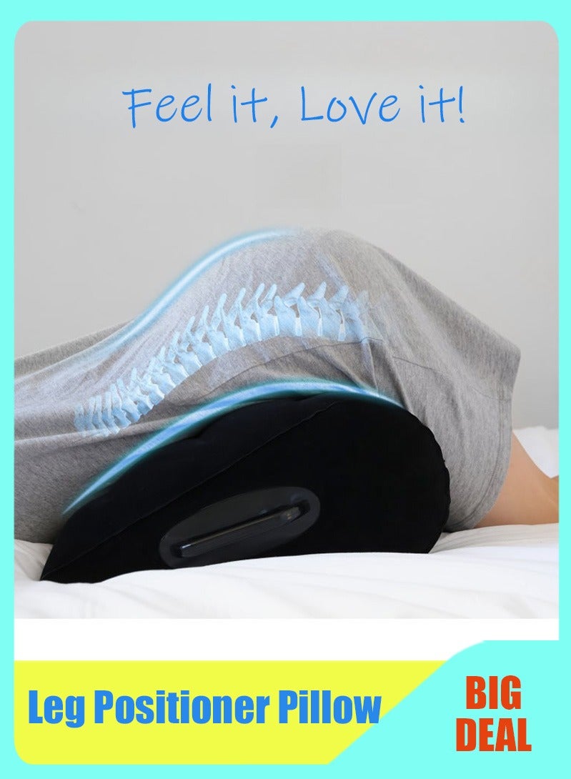 Leg Positioner Pillow Inflatable Pillow for Home Travel Inflatable Pillow Portable Cushion Body Pillow for Sleeping Leg Elevation Bed Sofa Travel Camping - Image 1