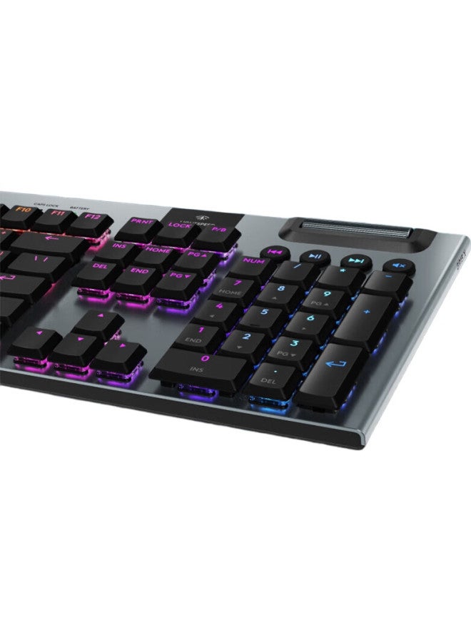 G Logitech G915 X Lightspeed Low-Profile Gaming Keyboard (Black-C) Brown Switch (Distinct Paragraph Feel, Crisp) - Image 2