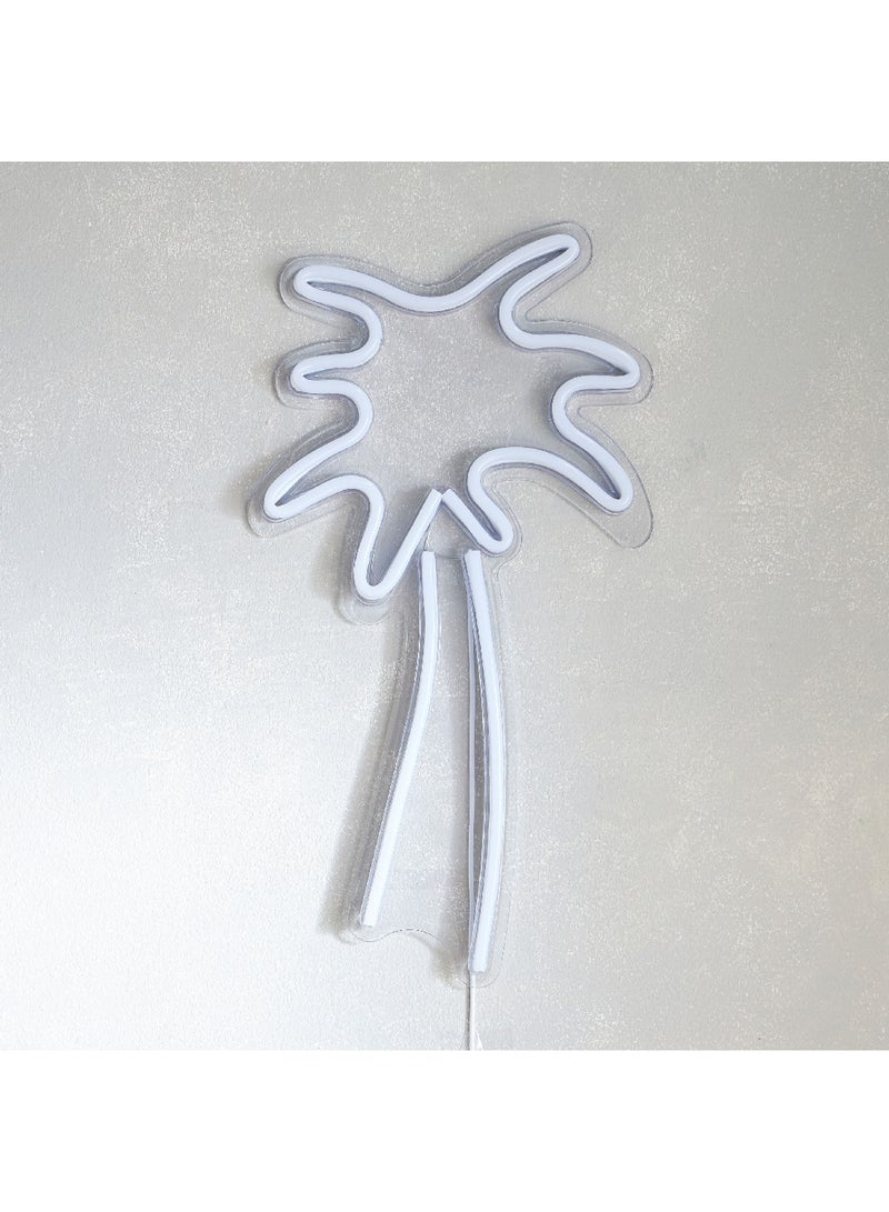 Home Box Lyn Palm Tree Frame LED Neon Light 43 x 25 x 2 cm  - Image 2
