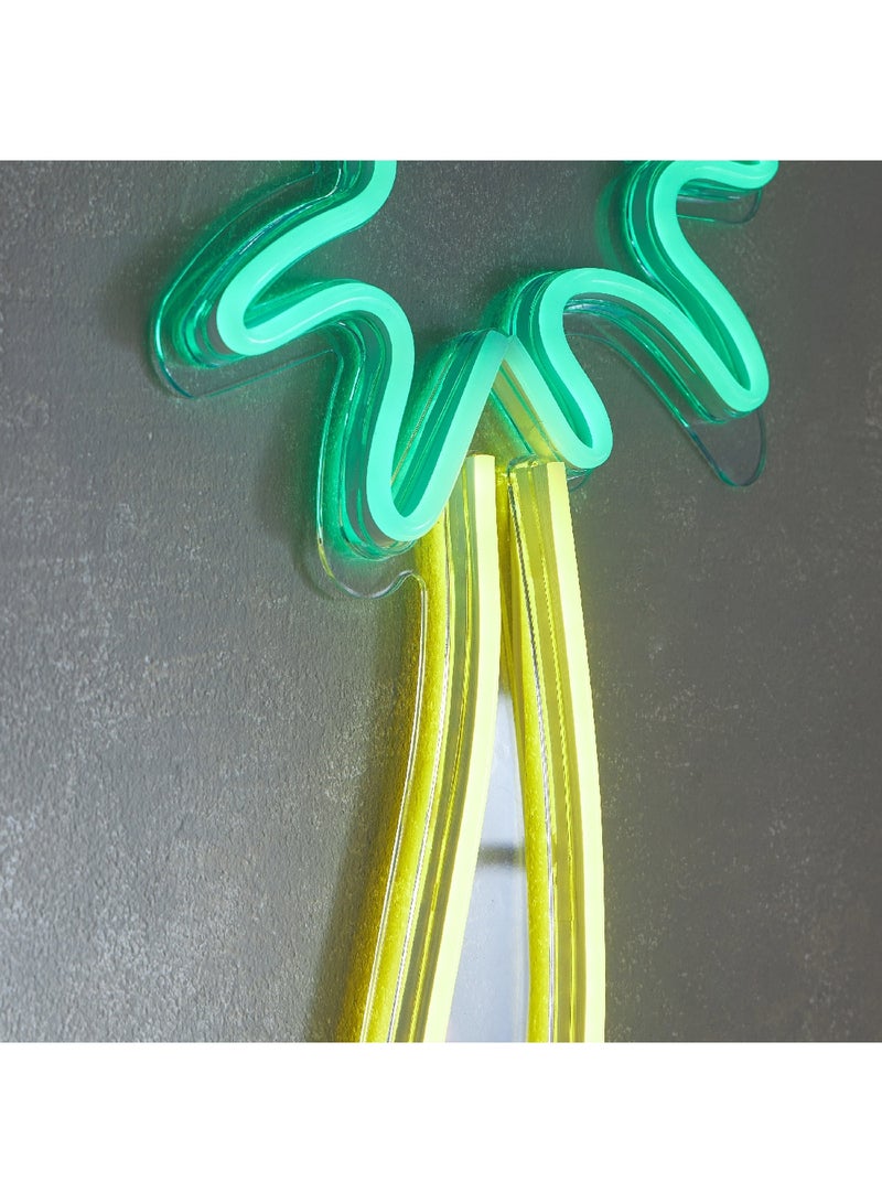 Home Box Lyn Palm Tree Frame LED Neon Light 43 x 25 x 2 cm  - Image 3
