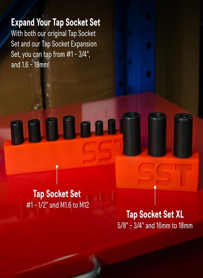Stupid Simple Tools SST Tap Socket Wrench Set | 3-piece Tap Socket Adapter | Compatible with M.C.T.I. Taps 5/8", 11/16", and 3/4" (Number and Fractional) - Image 4