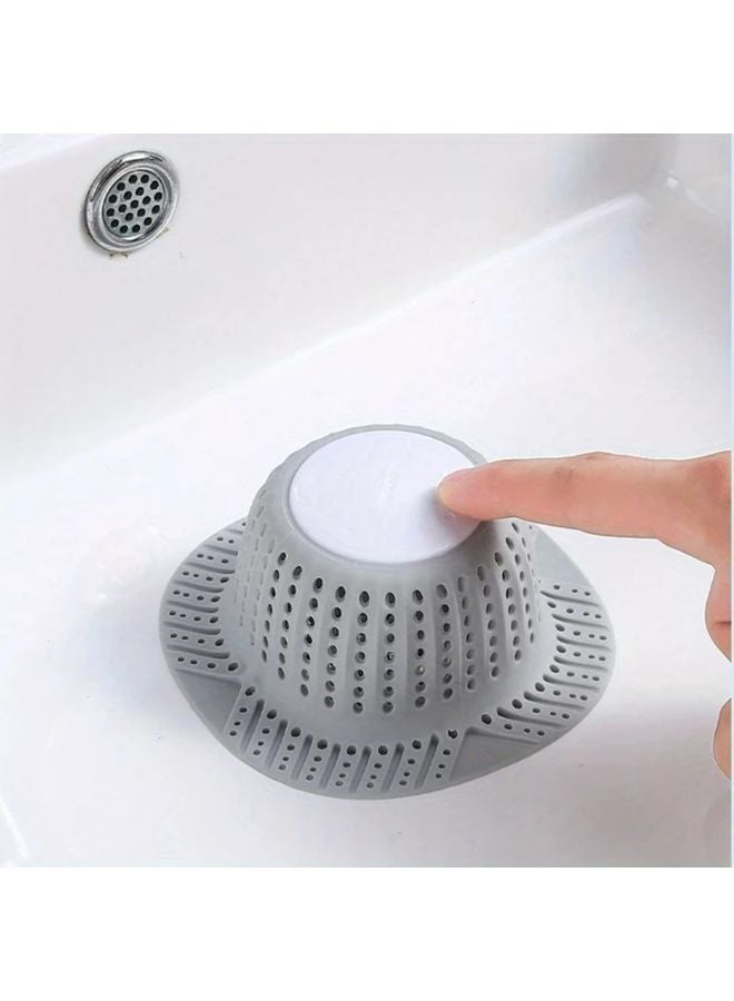 Purple Foldable Drain Protector Hair Catcher Pop Up Strainer Cover For Shower Bathtub Sink - Image 2