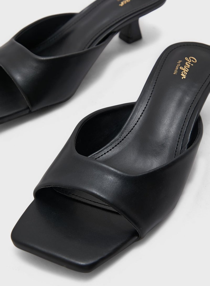 جينجر حذاء بقدمة مربعة - Image 4