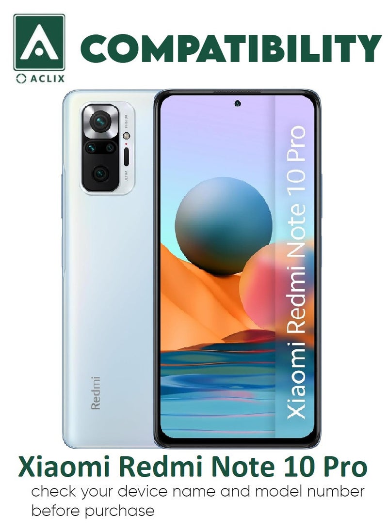 ACLIX - Antistatic ESD Dustproof Premium Quality High Definition Tempered Glass Screen Protector Designed For Xiaomi Redmi Note 10 Pro - Image 1
