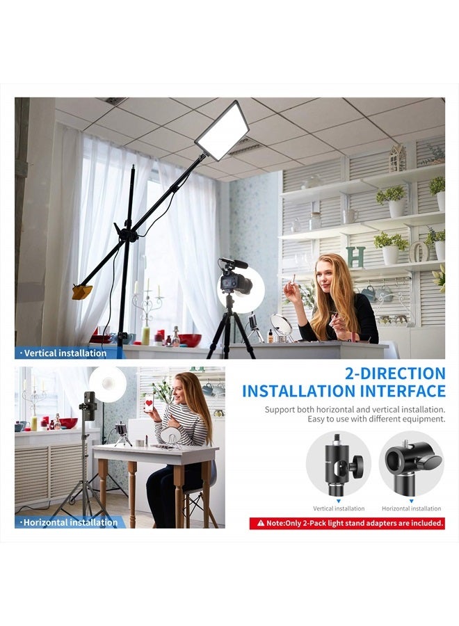 Neewer Rapid Adapter Convert with 1/4" Screw 2-Pack, Multi-Functional Light Stand Tip Adapter — Fits for Studio Monitor Stand, Camera Mount, Photo Studio Photography Light Stand — ST12 - Image 4