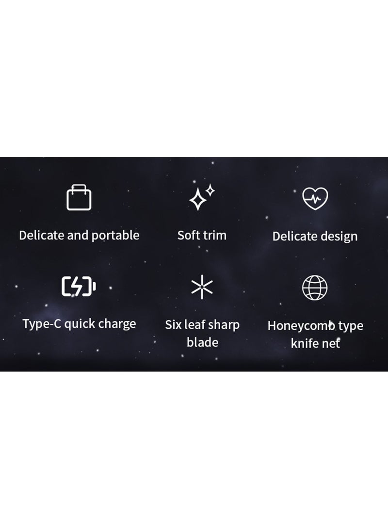 Captaintech Shaver Portable Electric Shaver 2023 New Pocket Portable Electric Shave Magic USB Mini Shaver Electric Razor For Men Rechargeable Travel Razors For Men Electric Shaver For Shaving Face - Image 3