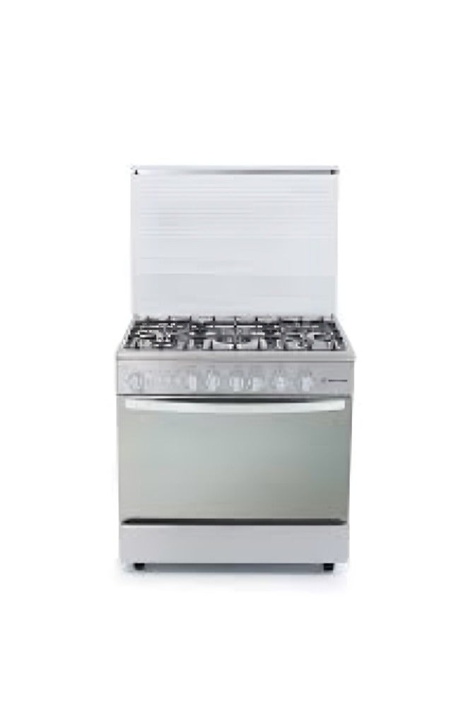 فريش WPGC9060XHSA بوتاجاز وايت بوينت العبد 5 شعلة استانلس 90 سم - Image 1