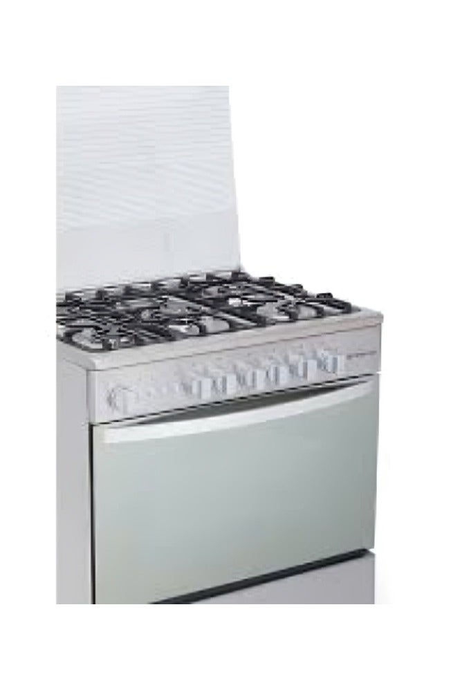 فريش WPGC9060XHSA بوتاجاز وايت بوينت العبد 5 شعلة استانلس 90 سم - Image 2