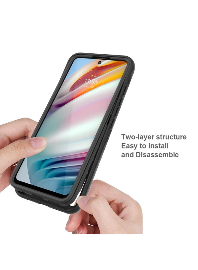 اس-توب جراب لهاتف Motorola Moto G60 Starry Sky بلون سادة من مادة TPU الشفافة لهاتف الكمبيوتر الشخصي - Image 5