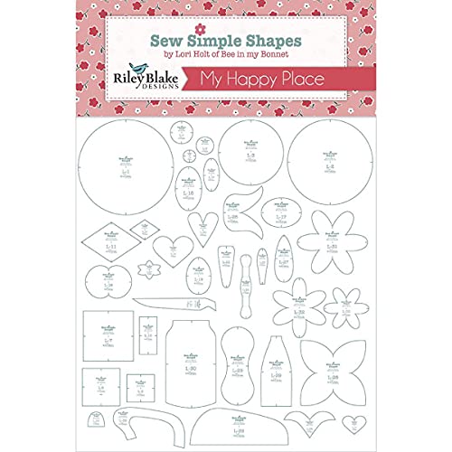 Riley Blake Designs Riley Blake Designs Lori Holt My Happy Place Sew Simple Shapes 
