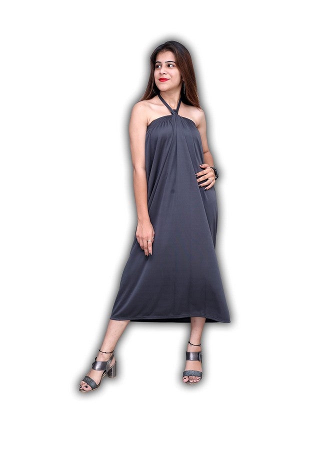 Bioway Femista Multipurpose Reusable Waxing Facial Spa Massage Makeup Gown Black for Beauty Parlor, Salon, Spa & Personal (Maternity/Nightwear) Home use - Image 1