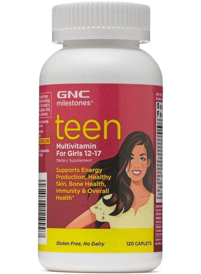 GNC Milestones Teen Multivitamin For Girls 12-17 - Image 1