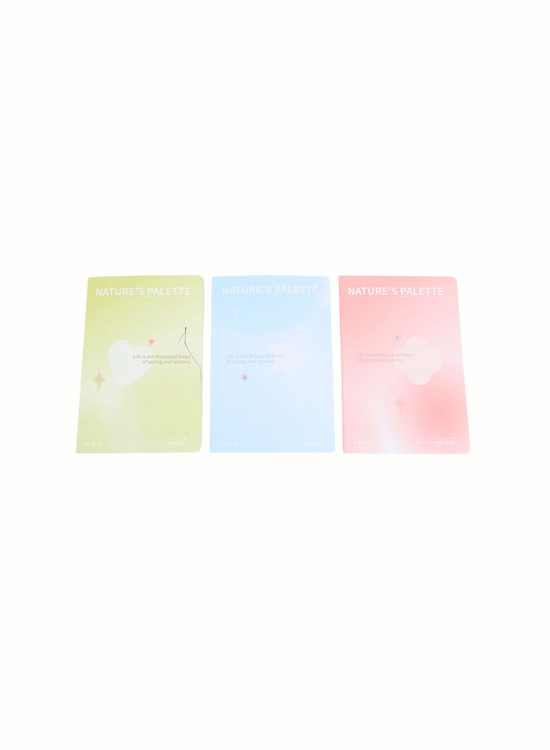 Midi Nature's Palette Pastel Notes A5 Notebook - Image 3