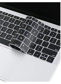 Keyboard Cover Protective Skin For MacBook Air 13 inch, A1932 2018-2019 Release (English Language) Black - pzsku/ZC08C31A6BF2D68988B99Z/45/_/1739874214/b3a978ab-8d2b-447b-8550-7da45060b9d2