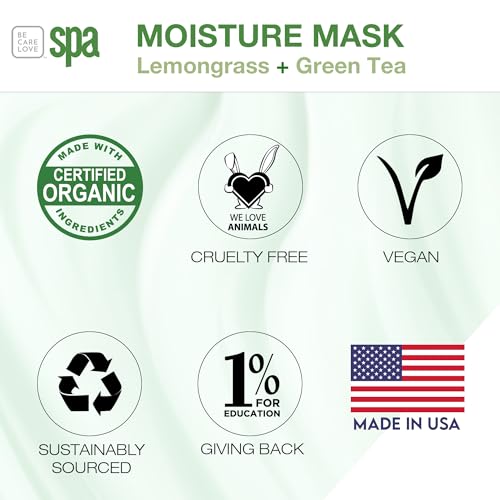 BCL SPA Organic Lemongrass and Green Tea for hands mask, foot mask, and body mask skin care spa treatment for women at home or professional spa with shea butter, argan oil, olive oil, aloe vera 16 oz - Image 5