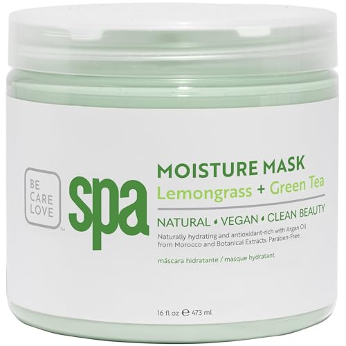 BCL SPA Organic Lemongrass and Green Tea for hands mask, foot mask, and body mask skin care spa treatment for women at home or professional spa with shea butter, argan oil, olive oil, aloe vera 16 oz - Image 1