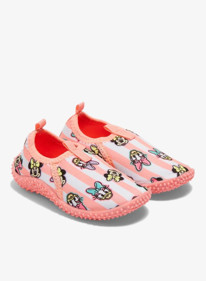 Matalan Disney Girls Pink Minnie Mouse Friends Swim Shoes
