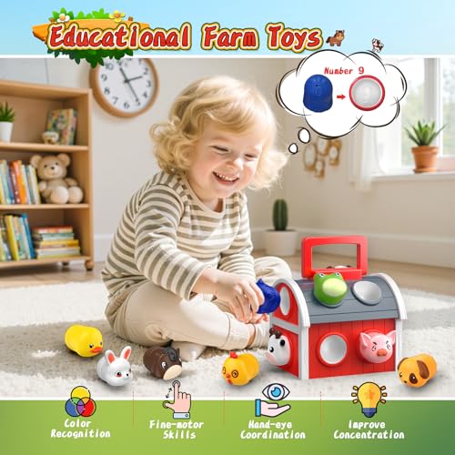 SnapGlowz 16 Year Old Girl Gifts Animal Farm Montessori Toys for 15 Year Old Toddler Boy Toys 23 Farm Animals for Toddlers 13 Animal Toys Toddler Girl Toys Sensory Birthday Gifts for Girls - Image 5