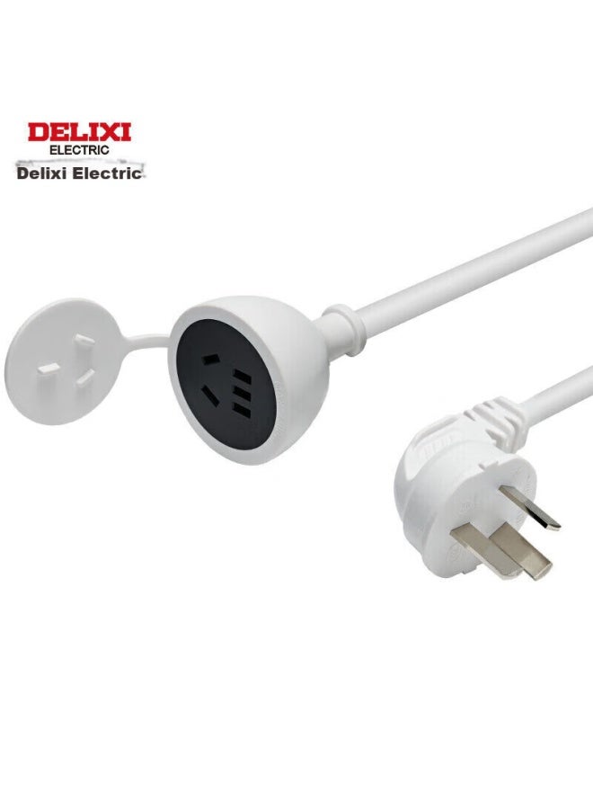 Delixi Power Socket Extension Cord/electric Wire Socket/extension Cord Socket For Electric Vehicle Charging/power Strip/power Bar 10a, Total Length 1.8 Meters - Image 4