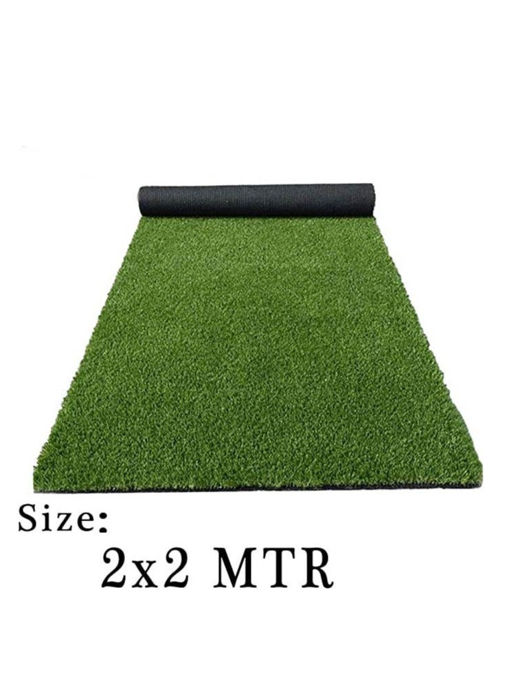 Generic FFD 2x2 Artificial Grass Carpet – Premium Fake Grass Mat for Home & Outdoor Use | Ideal for Front/Backyards, Gardens, Balconies, and Landscaping  - Image 2