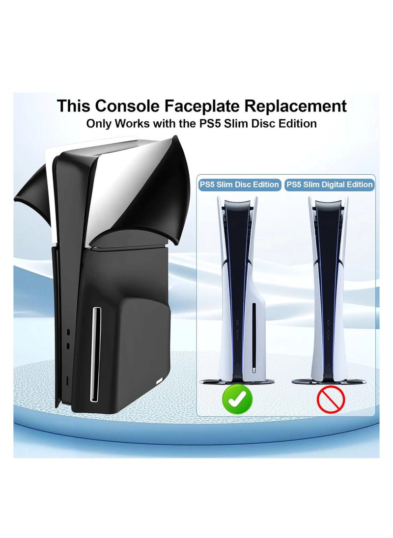 Generic Silicone Cover for PS5 Console Slim Disc Edition - Black  - Image 3