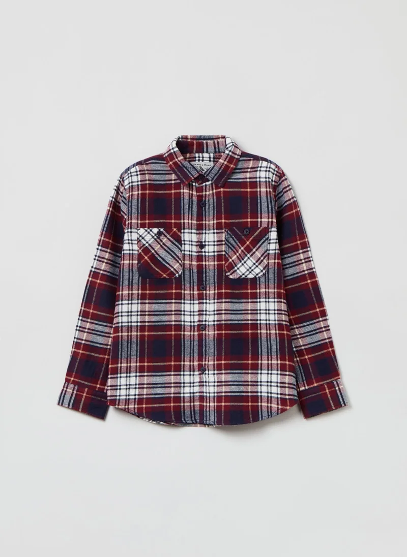 او في اس Ovs Boys Checked Shirt