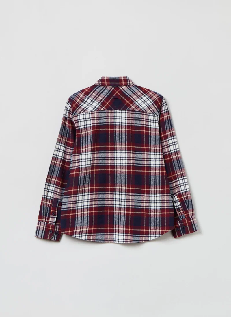 او في اس Ovs Boys Checked Shirt