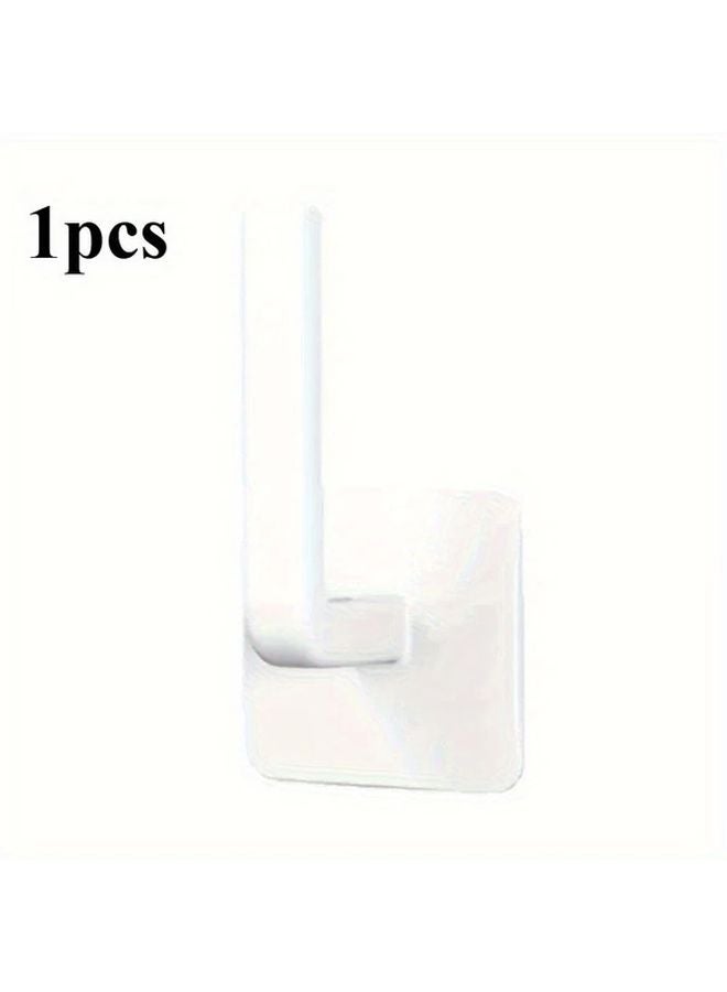 One Color Adhesive Storage Hooks Non Invasive Sticky L Shaped Plastic Clips For Hats - Image 1