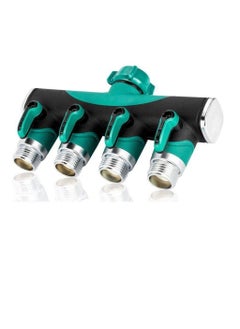 4 Way Garden Irrigation Connector Water Hose Splitter