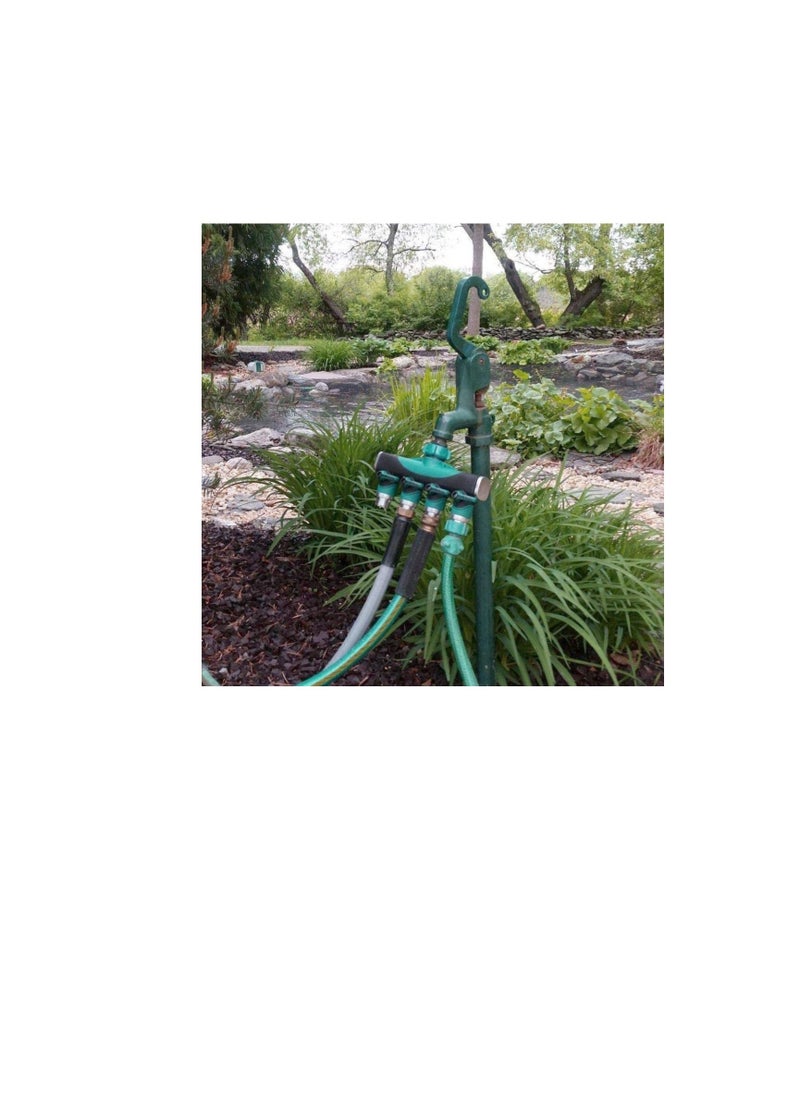 Generic - 4 Way Garden Irrigation Connector Water Hose Splitter - Image 1