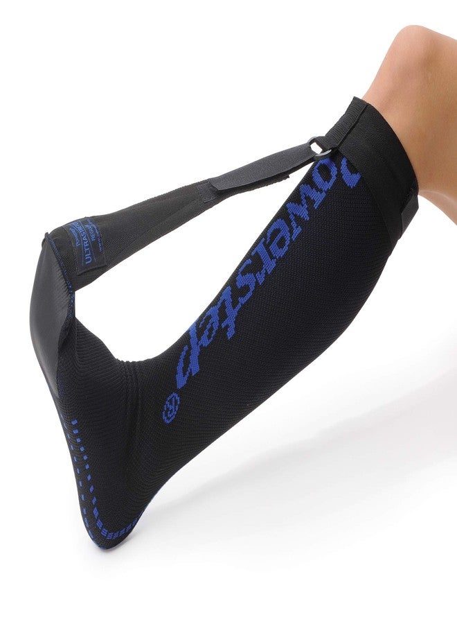 PowerStep UltraStretch Plantar Fasciitis Night Splint, Adjustable Plantar Fasciitis Brace, Plantar Fasciitis Relief, Achilles Tendonitis Support, Gentle Stretch Compression Sock for Heel & Foot Pain, Regular (Black) - Image 4
