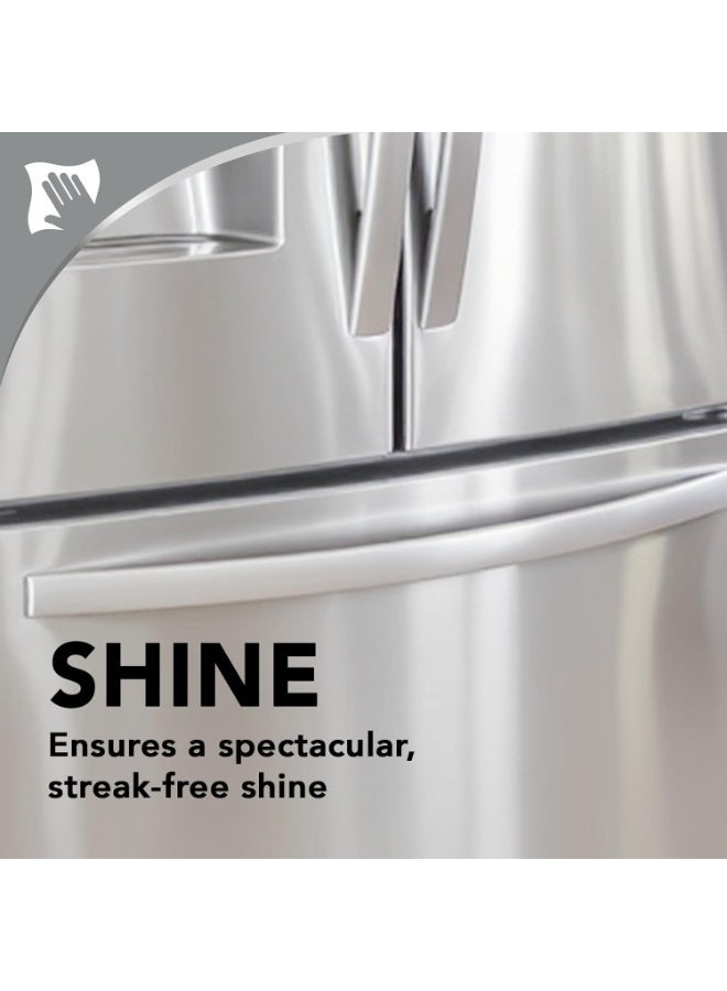 ويمان للفولاذ المقاوم للصدأ (30 قطعة) – تركيبة بدون خطوط للتنظيف والتلميعمناديل - Image 2