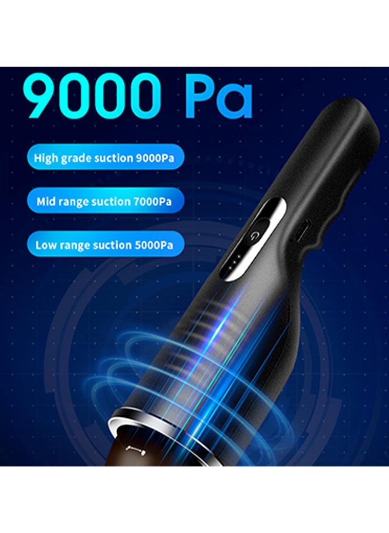 Handheld Vacuum Cleaner, Cordless Vacuum Cleaner, 9000PA High Power Strong Suction Car Vacuum, Four Mode Vacuum Bed Mite Remover, Rechargeable, Lightweight Vacuum Cleaner for Mattress Quilts Clothes Carpet, Hard Floors, Pet Hair (Black) - pzsku/ZC08CFEBC29FC94EC2027Z/45/_/1729859490/2d3a7122-8e52-4bef-9554-82bd2fd62808