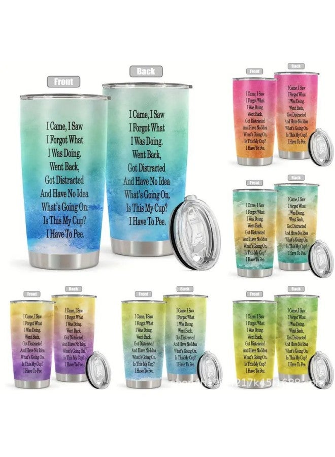Stainless Steel Car Thermos Cup, Trendy New Model, 20oz Capacity